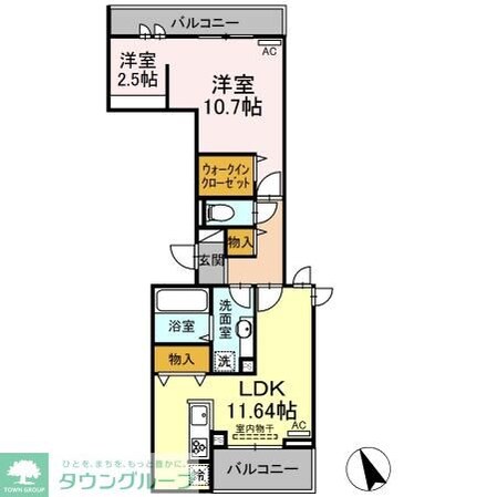 ルポゼの物件間取画像